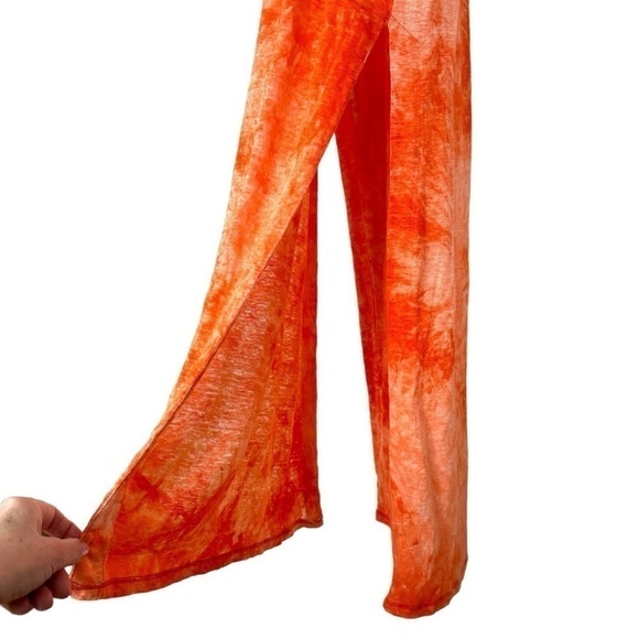 Michael Kors Orange Tie-Dye Women's Dress - Picture 8 of 13